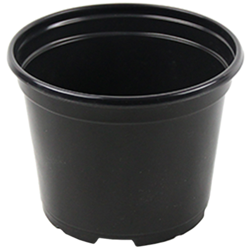 6.30 Round Pot Coex Black - 450 per case - Nursery Containers